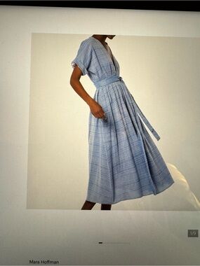 (NWOT) Authentic Mara Hoffman Ingrid MIDI Wrap Dress